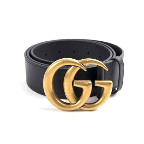 vintage gucci belt gold buckle|gucci belt with black buckle.